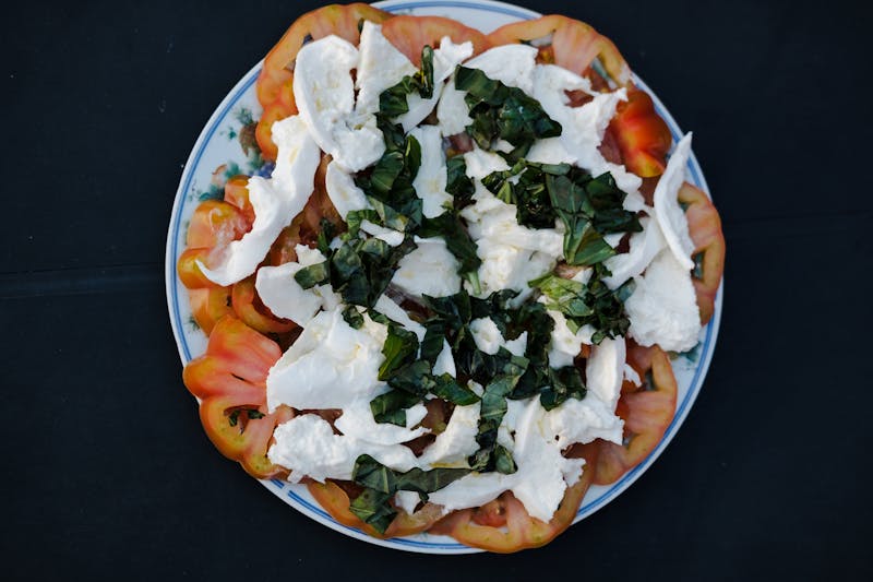 Caprese panini with fresh mozzarella and basil